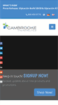 Mobile Screenshot of cambrooke.com